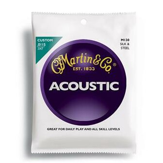 Martin Strings M130 Silk And Steel Folk Guitar Strings