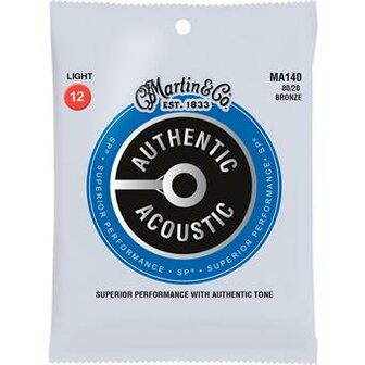 Martin Strings MA140 Authentic Acoustic SP 80/20 Bronze Light