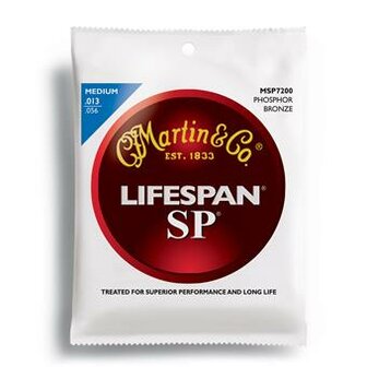 Martin Strings MSP7200 Lifespan Phosphor Bronze Medium