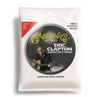 Martin Strings MEC12 Claptons Choice Phosphor Bronze Light