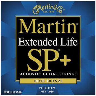 Martin Strings MSPLUS3200 Medium Bronze Acoustic Guitar