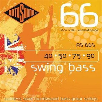 Rotosound RS 66S Swing Bass Stainless Steel Roundwound Strings