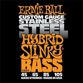 Ernie Ball 2843 Stainless Steel Hybrid Slinky Bass