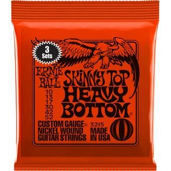 Ernie Ball 3215 Skinny Top Heavy Bottom Slinky 3-Pack